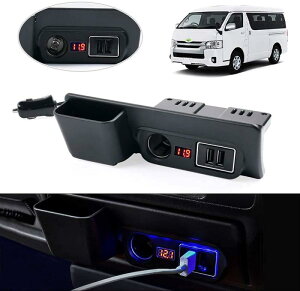 Mixsuper g^ nCG[X WAXG[X 200n ݓdjbg ݗpLbg z USB QC3.0 x2 VK[\Pbg }[d djbg TOYOTA HIACE 200 2004N8~ d\Pbg ԗdvt