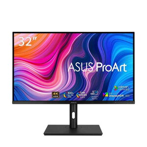 ASUS 4K j^[ 32C` 60Hz fBXvC IPS 4K HDMI 2.0(x2) DisplayPort 1.2 wbhzo ProArt PA329CV ubN