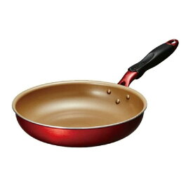 エバークック フライパン 26cm オール熱源対応(IH対応) evercookα(エバークック アルファ) PFOA PFOS フリー ワインレッド ドウシシャ