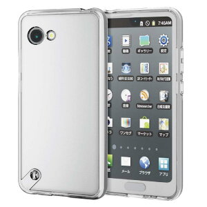 �G���R�� AQUOS R2 compact �P�[�X �n�C�u���b�h �Ռ��z�� ���� �y�[�q�E�{�^�����܂ŕی삷��݌v�z �N���A PM-AQR2CHVCKCR