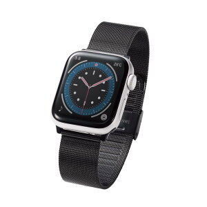 �G���R�� Apple Watch (�A�b�v���E�H�b�`) �o���h 42mm 41mm 40mm 38mm [Apple Watch 11 10 9 8 7 SE2 SE 6 5 4 3 2 1 �Ή�] �X�e�����X �~���l�[�[ ���������� �����H��t�� �u��