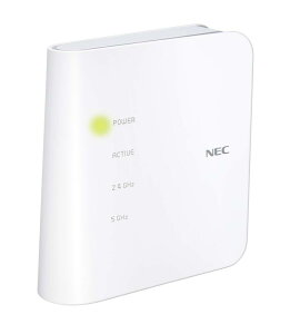 NEC 無線LAN Atermシリーズ 新規単体 WiFi ルーター Wi-Fi5 (11ac) / WF1200CR 3ストリーム (5GHz帯 / 2.4GHz帯) ?PA-WF1200CR ホワイト