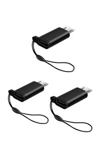�}�C�N��USB�ϊ��A�_�v�^�[ �^�C�vC Micro USB �ϊ��A�_�v�^3���� Type C ���X to Micro USB �I�X �ϊ��R�l�N�^ �[�d�ƃf�[�^�]�� Galaxy�ANexus�AXperia�AHUAWEI��Micro USB�ݔ��Ή� �X�g