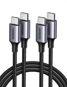 UGREEN USB Type C �P�[�u�� �yPD�Ή� 60W �}���[�d�zUSB C iPhone �[�d�P�[�u�� �^�C�vC USB�P�[�u�� �������� �f���h�~ iPhone 17/16/15�V���[�Y MacBook Pro/Air iPad Pro G