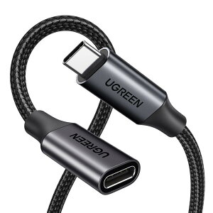 UGREEN USB-C �����P�[�u�� �����R�[�h PD�Ή� 100W/5A �}���[�d USB3.2 Gen2(10Gbps) �����f�[�^�]�� �y4K@60Hz�Ή��z�^�C�vc Thunderbolt3�Ή� �o�����]�� Type C ���ϋv�i�C�����҂� T