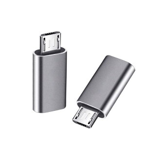 }CNUSBϊA_v^[ ^CvC Micro USB ϊA_v^ 2 Type C X to Micro USB IX ϊRlN^ [dƃf[^] GalaxyANexusAXperiaAHUAWEIMicro USBݔΉ (