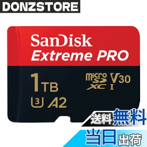 �y���������zSanDisk microSDXC UHS-I Card 1TB Extreme PRO Ultra High Speed Type (Up to 200 MB/s / Write Up to 140 MB/s when using SanDisk Professional PRO-READER) SanDisk Extreme Pro SDSQXCD-1T00-GN6MA