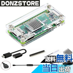 �y���������zGeeekPi Raspberry Pi Zero 2 W �P�[�X/Zero W �P�[�X�ARaspberry Pi Zero �q�[�g�V���N�A20Pin GPIO �w�b�_�[�AOTG �P�[�u���A�X�C�b�`�P�[�u���AHDMI �A�_�v�^�[�A�h���C�o�[�t���� 7 in 1 �x�[�V�b