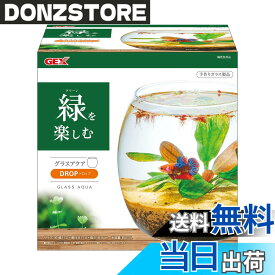 【送料無料】GEX AQUARIUM グラスアクア ドロップ-N アクアリウム 小型水槽 水草 テラリウム