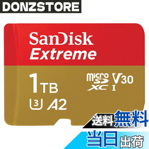 �y���������zSanDisk MicroSDXC UHS-I Card 1TB Extreme Ultra High Speed Type (Read Up to 190MB/s / Write Up to 130MB/s) SanDisk Extreme SDSQXAV-1T00-GN6MN