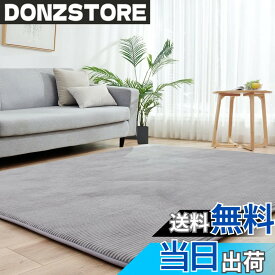 【送料無料】カーペットラグ 極厚 ラグマット 2畳 高反発 185x185 cm 厚手 30 mm 冬 床暖房対応 カーペット 洗える 滑り止め付 じゅうたん 防ダニ 抗菌 オールシーズン フランネル グレー aicomri