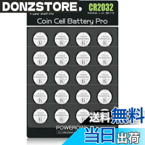 �y���������zPOWEROWL 20�� CR2032 �d�r���`�E�� �{�^�� �d�r 3V CR2032 �R�C���`�d�r(DL2032 / KCR2032 / BR2032 / ECR2032/)