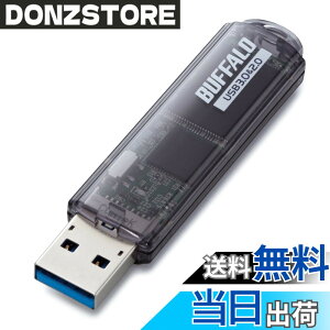 �y���������z�o�b�t�@���[ BUFFALO USB3.0�Ή� USB������ �X�^���_�[�h 32GB �u���b�N RUF3-C32GA-BK