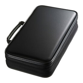 【送料無料】サンワサプライ(Sanwa Supply) ポリプロピレン DVD・CDセミハードケース(96枚収納・ブラック) FCD-WL96BK