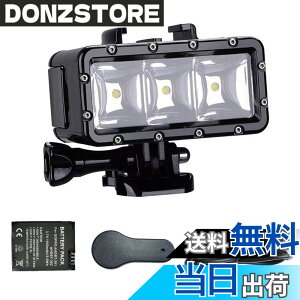 �y���������zSuptig LED�r�f�I���C�g Xshot �����@�\�t�� 45m�h�� GoPro�J�����p
