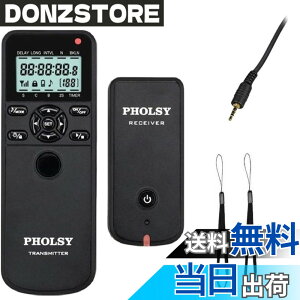 �y���������zPHOLSY ���C�����X�����[�Y �^�C�}�[�����[�g�R���g���[���[ HDR �C���^�[�o�� �o���u �^�C�}�[ Panasonic �p S5, S1H, S1, G95, G91, G90, G9, FZ1000 II, G80, G81, G85, GH5, GH6, G95, G7, GH7, GX8, G6, G5
