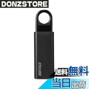 �y���������z�o�b�t�@���[ BUFFALO �m�b�N�X���C�h USB3.1(Gen1) USB�������[ 64GB �u���b�N RUF3-KS64GA-BK