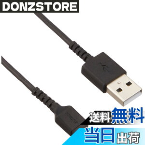 �y���������z�o�b�t�@���[ BUFFALO USBmicroB�P�[�u�� �X���� 3.0m �u���b�N BSMPCMB130BK