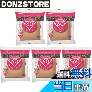 �y���������zHARIO(�n���I) V60�p �y�[�p�[�t�B���^�[ 02M 1~4�t�p 500������ �݂��炵 VCF-02-100M