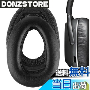 �y���������zGeekria �C���[�p�b�h QuickFit �݊��� �p�b�h �[���n�C�U�[ Sennheiser PXC480, PXC550, PXC550-II, MB660 UC, MB 660 MC �w�b�h�z���ɑΉ� �p�b�h �C���[/�C���[�J�b�v (�v���e�C�����U�[/�u���b�N)
