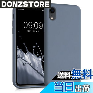 �y���������zkwmobile �X�}�z�P�[�X Apple iPhone XR�Ή� �P�[�X - �ɔ� TPU �V���R�� �}�C�N���t�@�C�o�[ �u���[�O���[