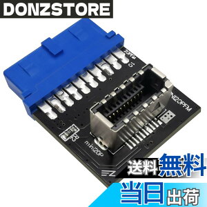 �y���������zEZDIY-FAB USB 3.0�i3.1 Gen 1�j�����i19�s���j�w�b�_�[����USB 3.1 / 3.2 Type-C�i20�s���jA-Key�t�����g�p�l���A�_�v�^�[, A-�L�[ 20�s�����X�w�b�_�[�A�N�e�B�u�ϊ���