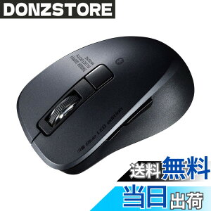 �y���������z�T�����T�v���C Bluetooth 5.0�}�E�X �É� �u���[LED 5�{�^�� 2400dpi(3�i�K�ؑ�) ���^ �u���b�N MA-BTBL155BK