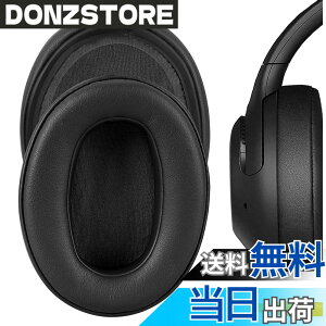 �y���������zGeekria �C���[�p�b�h�݊��� �p�b�h �\�j�[ Sony WH-XB900N/ WH-CH710N/ WH-CH720N/ WH-RF400/ MDR-RF895RK �w�b�h�z���ɑΉ� �p�b�h �C���[/�C���[�J�b�v (�v���e�C�����U�[/�u���b�N)