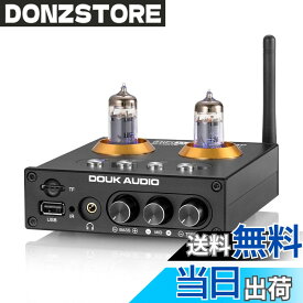 【送料無料】Nobsound P2 6K4 Mini Bluetooth 真空管プリアンプ HiFi USB プレーヤー ステレオ オーディオ ヘッドフォンアンプ リモコン操作