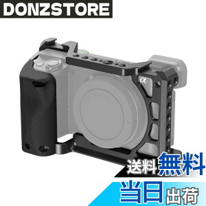 �y���������zSmallRig A6100 / A6300 / A6400�p�P�[�W �V���R���n���h�O���b�v �����l�W�� �R�[���h�V���[ �N�C�b�N�����[�X�v���[�g�t�� Sony�Ή�Alpha 6100 / Alpha 6300 / Alpha 6400�p 3164B