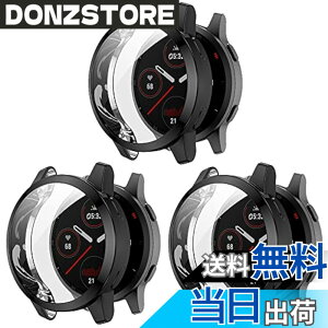 �y���������zFitTurn �X�N���[���v���e�N�^�[ �P�[�X For Garmin Venu 2 & Vivoactive 4 Watch TPU �X�����P�[�X�J�o�[ [���b�L���^���J���[�t���[��] [3D�t���J�o�[] �V�F���ی� For Garmin Venu 2�E�H�b�`(3�p�b