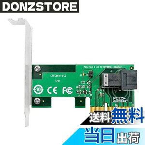 �y���������zNFHK PCI-E 4X����U.2 U2�L�b�g SFF-8639 NVME PCIe SSD�A�_�v�^�[ ���C���{�[�hSSD 750 p3600 p3700 M.2 SFF-8643�p