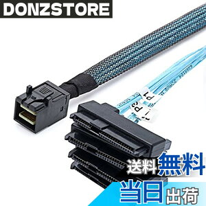 �y���������zNFHK ���� Mini SAS SFF-8643 �z�X�g�� 4 SAS 29�s�� SFF-8482 �^�[�Q�b�g�f�B�X�N 6Gbps �f�[�^�T�[�o�[ RAID �P�[�u��