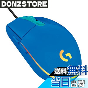 �y���������zLogicool G �Q�[�~���O�}�E�X G203 �L�� �Q�[�~���O �}�E�X USB �ڑ� G203-BL �y�� 85g LIGHTSYNC RGB 6�v���O�����{�^�� �u���[ PC windows mac �������K�i �y �t�@�C�i���t�@���^�W�[ XIV ����