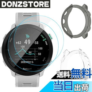 �y���������zMiimall�y�J�o�[��2+�t�C������2�z�Ή�Garmin(�K�[�~��) ForeAthlete 55/ForeAthlete 158 �P�[�X TPU�ގ� �K�[�~�� ForeAthlete 55 �t�B���� �����h�~ Garmin ForeAthlete 158 �J�o�[ �w��h�~ �ȒP�\�t �y