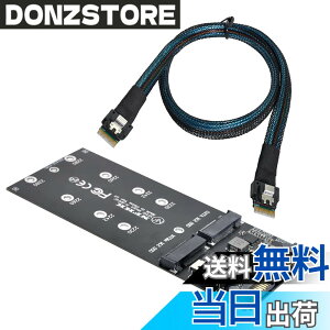�y���������zNFHK SFF-8654 SLIMLINE SAS NVME PCIe SSD SATA�A�_�v�^�ւ�U2�L�b�gNGFF M�L�[�ւ̃P�[�u��