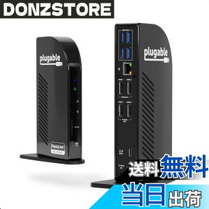 �y���������zPlugable 14-in-1 USB-C �h�b�L���O�X�e�[�V���� HDMI 4�䃂�j�^�[�Ή� 100W �[�d - Windows �p Thunderbolt 3 /4 �Ή��iUSB-C x1�AUSB 3.0 x1�A�C�[�T�l�b�g�ASD �J�[�h���[�_�[�A�I�[�f�B�I���o�̓|