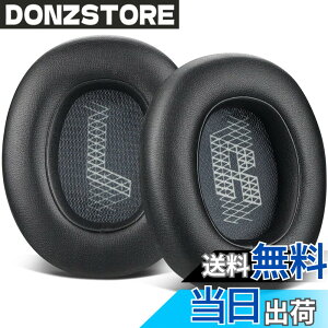 �y���������zSOULWIT �C���[�p�b�h �C���[�N�b�V���� for JBL E65BTNC/Live 650BTNC/Live 770NC/Live 660NC/Duet NC Over-Ear �w�b�h�Z�b�g �p �����p�b�h �m�C�Y�A�C�\���[�V�����t�H�[�� �w�b�h�p�b�h (�u���b�N)