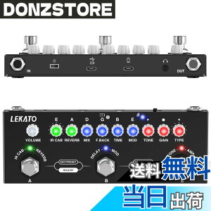 �y���������zLEKATO �M�^�[�}���`�G�t�F�N�g�y�_�� IR���[�f�B���O�t�� 9��AMP���[�h �f�B���C���o�[�u CHORUS�G�t�F�N�g�y�_�� �G���N�g���b�N�M�^�[�x�[�X�p �����o�b�e���[