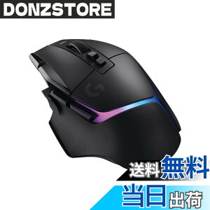 �y���������zLogicool G �Q�[�~���O�}�E�X G502 X PLUS LIGHTSPEED ���C�����X �}�E�X G502XWL-RGBBK LIGHTFORCE �n�C�u���b�h�X�C�b�` HERO 25K �Z���T�[ 13�v���O�����{�^�� USB Type-C �[�d LIGHTSYNC RGB POWERPLAY ��