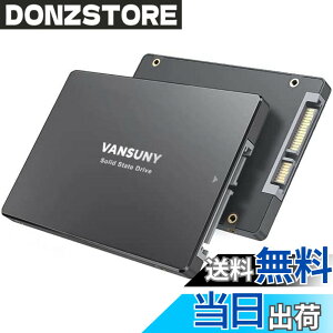 �y���������zVansuny ����SSD 512GB SATA III SSD 2.5 �C���`�����\���b�h �X�e�[�g �h���C�u ���x�� 3D NAND �t���b�V�� �ő� 550MB/�b�� PC ���b�v�g�b�v�p�n�[�h �h���C�u