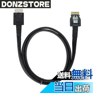 �y���������zcablecc OcuLink PCIe PCI-Express SFF-8611 4i to SFF-8654 �X�������C�� SSD �f�[�^�A�N�e�B�u�P�[�u�� 50cm