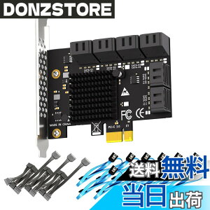 �y���������zGLOTRENDS SA3112-C 12�|�[�g���݃{�[�h PCIe X1 SATA�g���J�[�h�ASATA����ѓd���P�[�u���t���AWindows�ALinux�AMac OS�ANAS�Ή�