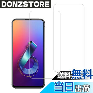 �y���������z�y2���Z�b�g�zKPNS ���{�f�ސ� �����K���X ASUS Zenfone 6 ZS630KL �p �K���X�t�B���� �����K���X �J�o�[ �ی�t�B����