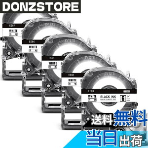 �y���������z5�� �݊� �e�v�� 6mm �� ���n������ �e�[�v�J�[�g���b�W �ƌ݊����̂��� �L���O�W�� Kingjim �e�v�� Tepra ES6K�iSS6K�j�e�v��pro ���x�����C�^�[�p 8m Asprinte