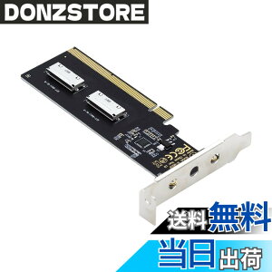 �y���������zNFHK PCIE PCI-Express 16x to Dual Oculink SFF-8612 SFF-8611 8X VROC�A�_�v�^�[ ���C���{�[�hSSD�O���t�B�b�N�X�J�[�h�p