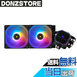 �y���������zThermalright Frozen Prism 240 Black ARGB AIO ����N�[���[�A�t��CPU�N�[���[�A2x120mm PWM�t�@������V�X�e���A1850RPM�����AAMD/AM4/AM5 & Intel LGA115X/1200/2066/1700 �ɓK�����܂��B