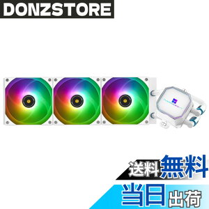 �y���������zThermalright Frozen Prism 360 White ARGB ����CPU�N�[���[�A360��p��T�C�YARGB�A120mm PWM�t�@��x3�AS-FDB�x�A�����O�AAMD/AM4/AM5�AIntel LGA 1150/1151/1200/ 2011/1700/1851�p�I�[���C����������N�[���[