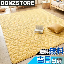 【送料無料】CHOSHOME カーペット ラグ 極厚25mm ラグマット 3畳 絨毯 厚手 オールシーズン 滑り止め 防音 ふわっと手触り 北欧 あったか 洗える フランネル 床暖房 ホットカーペット対応 こたつ敷きマット 無地 防ダニ 防臭 190x240cm イエロー