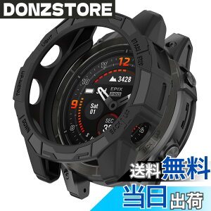 �y���������zSHEAWA for Garmin�K�[�~�� Fenix 7 Pro �P�[�X �J�o�[ �ی�P�[�X �݊��i Epix Pro 47mm TPU�S�� �ی�J�o�[ �ϏՌ� �A�N�Z�T���[ (�u���b�N)